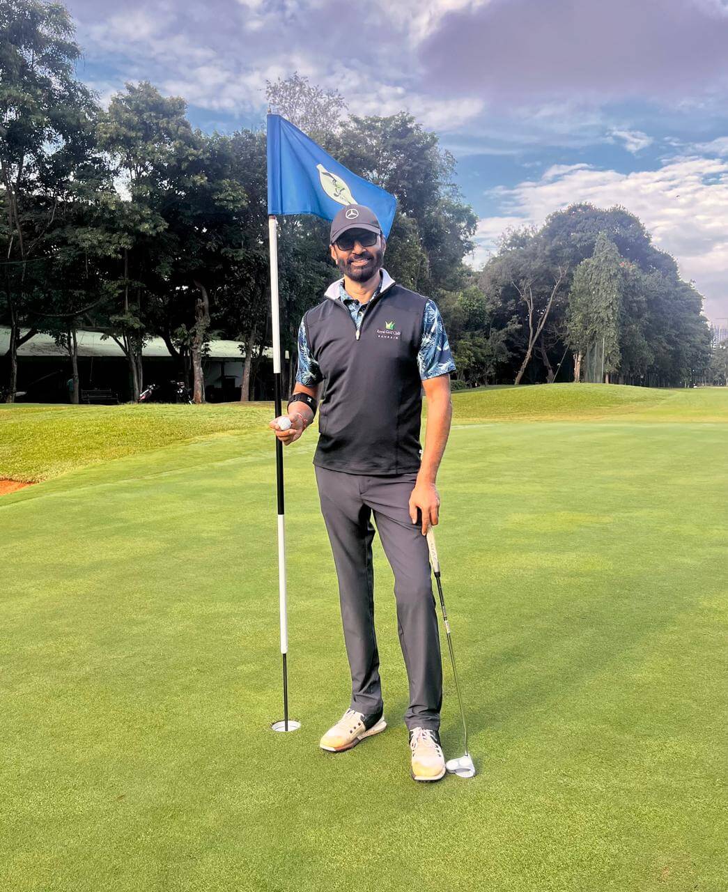 SHASHIKANTH HAD A HOLE IN ONE ON THE 13TH HOLE.  WELL DONE